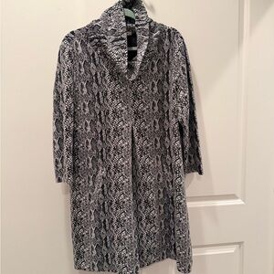 Black and White Patterned dress